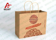 Cotton Flat Rope Handle Brown Paper Carrier Bags