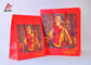 Sacchi di carta svegli di qualità superiore di Natale di colore rosso con la laminazione della metallina delle maniglie fornitore