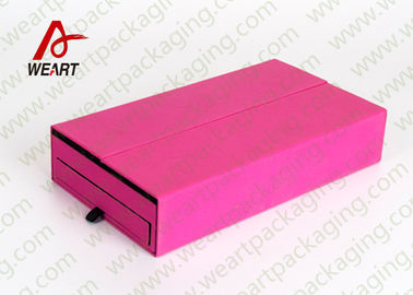 Porcellana Cosmetico cosmetico colorato del cartone del tessuto della scatola di carta che imballa dimensione su misura distributore