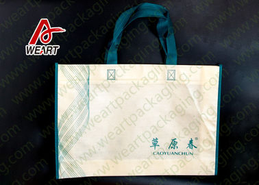 Porcellana Il cotone/nastro lunghi trattato non tessuto porta le borse per il LOGO impresso abbigliamento fabbrica