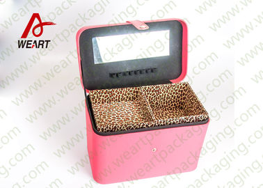 Porcellana Contenitore di carta pieghevole stampato leopardo di cosmetici con la laminazione opaca Suface dello specchio distributore
