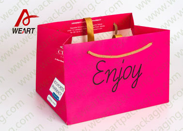 Porcellana Sacchi di carta stampati abitudine rosa riciclati di colore nessun minimi 300 * 130 * 415 fabbrica