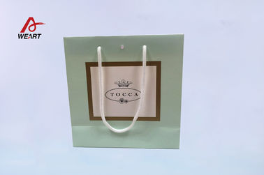 Porcellana Il regalo bianco di Kraft dell&#039;economia verde insacca le stampe su ordinazione dimensione di 35 x di 11 x di 35 cm fabbrica
